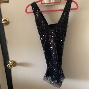 Pink collections; Women’s black sequence top.